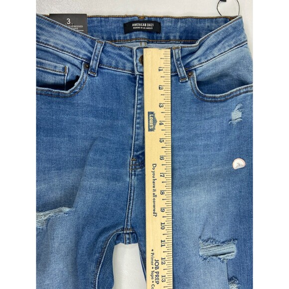 American Bazi Women Size 3 Jeans High Rise Skinny Distressed NWT - Picture 15 of 15